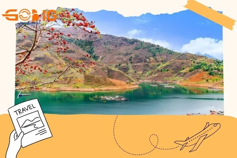Lòng hồ Thủy điện Sơn La