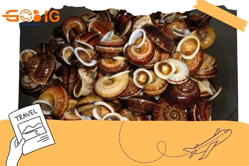 Đặc sản ốc đá Suối Bàng