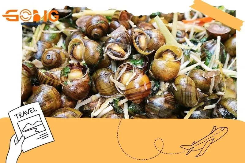 Ốc xào sả ớt